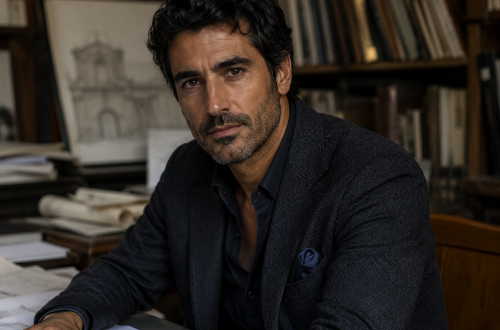 KI generiertes Bild meiner Romanfigur Sergio