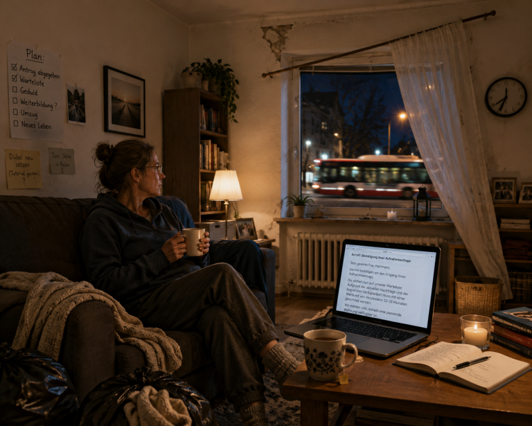 Wohnungsantrag und das Leben
